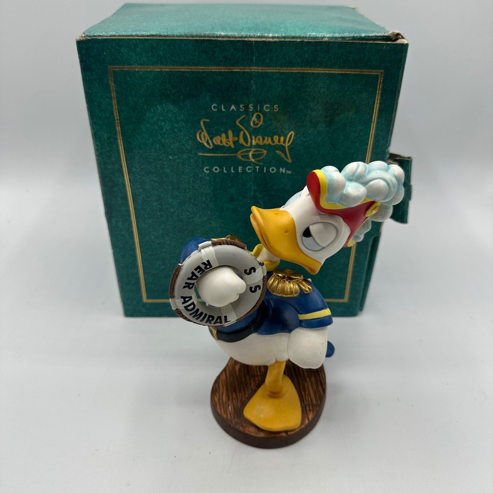 WDCC Disney Admiral Duck Sea Scouts 1994 Members Only Figurine with Box